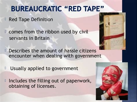 bureaucratic red tape definition